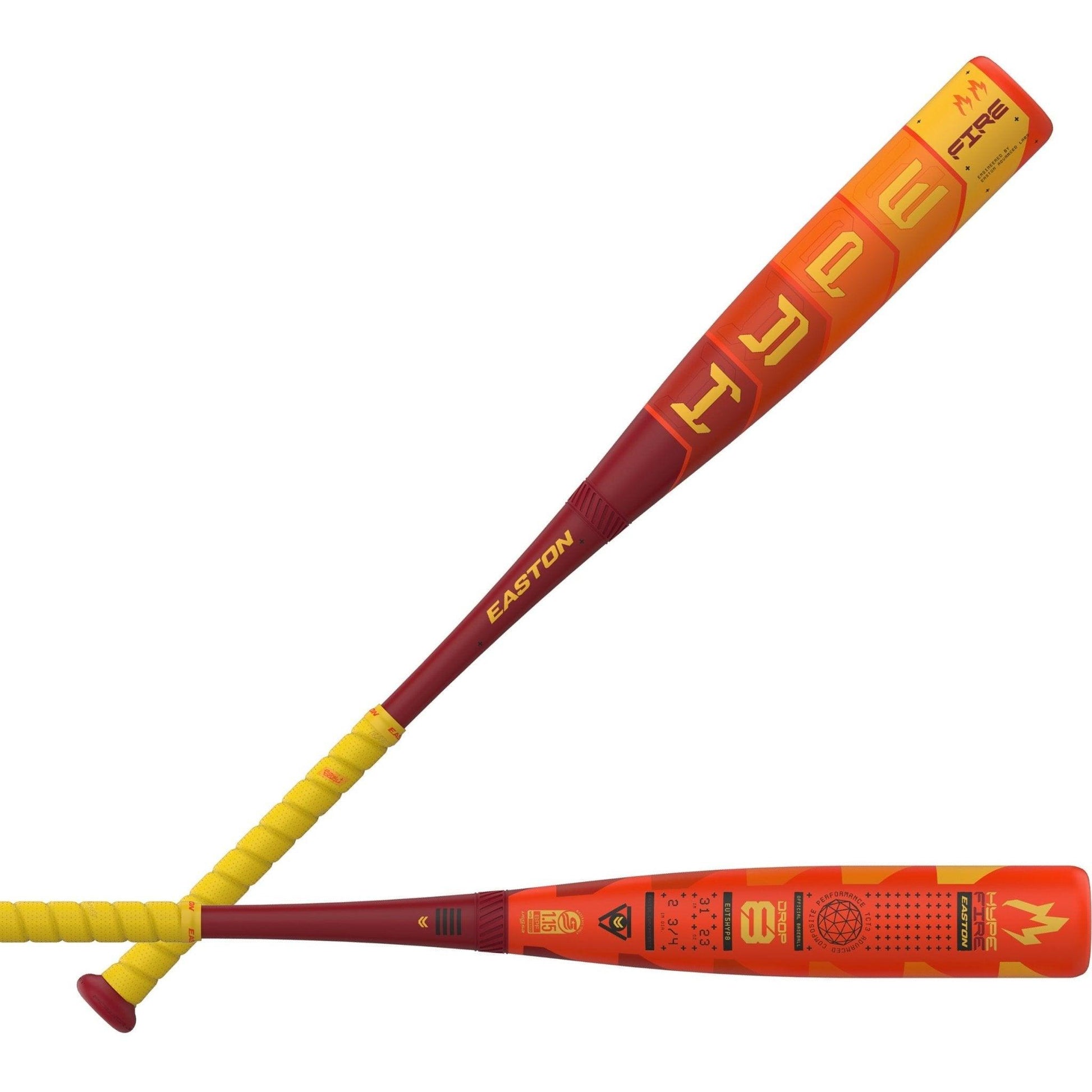 Easton Hype Fire - 8 USSSA Baseball Bat EUT5HYP8 - SPC