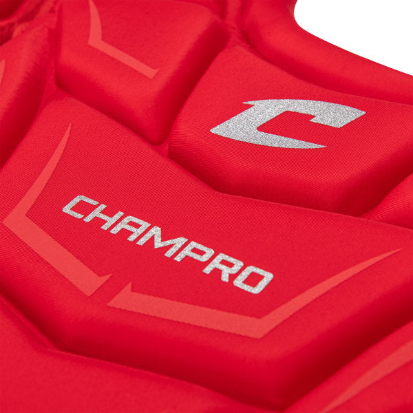Champro-Optimus-MVP-Chest-Protector-CP102-Adult-Scarlet-Front-View