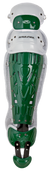 Rawlings-VELO-2.0-LGVELI-Intermediate-15-5-Inch-Catchers-Leg-Guards-Dark-Green-White-Front-View