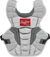 Rawlings-VELO-2.0-CPV2NI-Intermediate-15-5-Inch-Catchers-Chest-Protector-White-Silver-Front-View