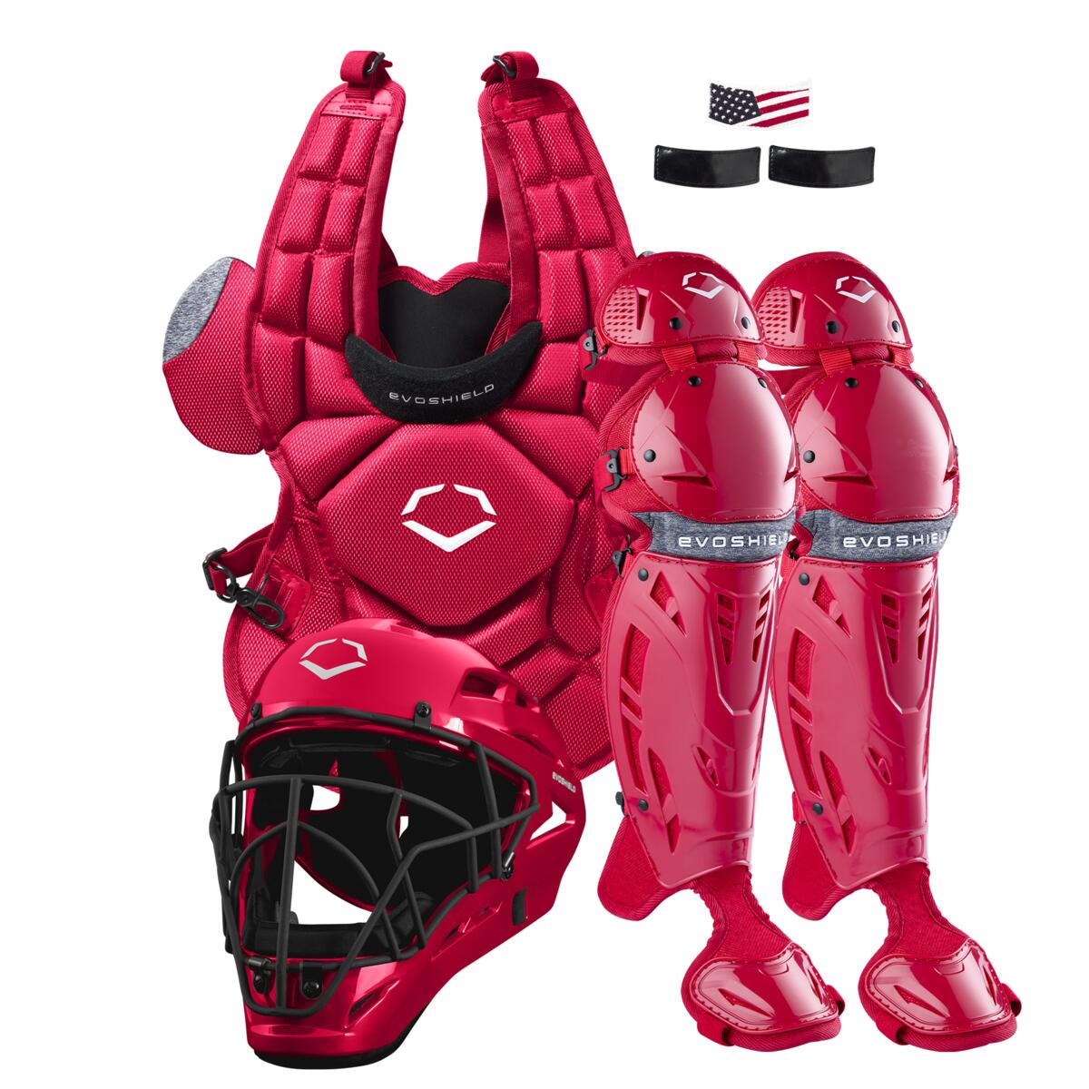 gear for softball Evoshield SRZ-1 Fastpitch Catcher’s Gear Kit