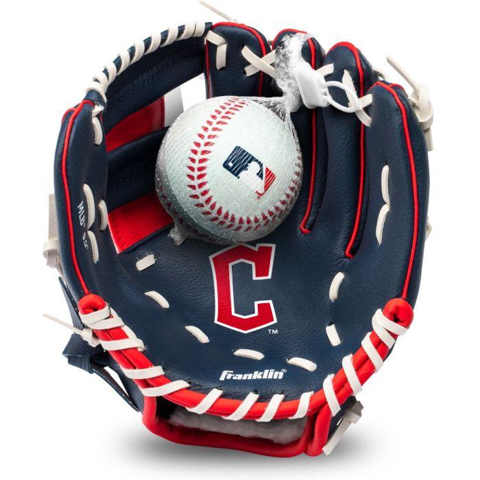 Franklin MLB Cleveland Guardians Youth Glove and Ball Set - SPC