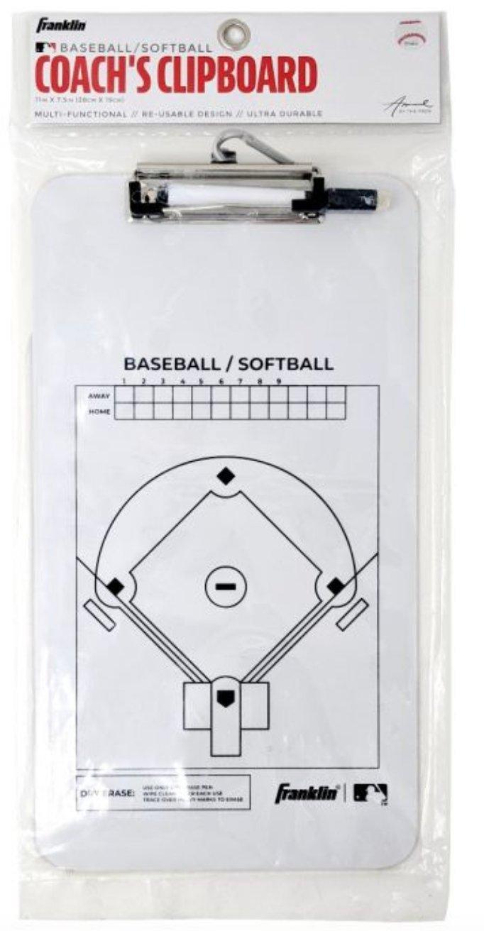 Franklin MLB Coaches Baseball/Softball Batting/Line Up Clipboard 1567 - SPC