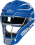 Rawlings-Mach-Matte-2-Tone-CHMCHJ-Junior-Hockey-Style-Catchers-Helmet-Royal-White-Front-View