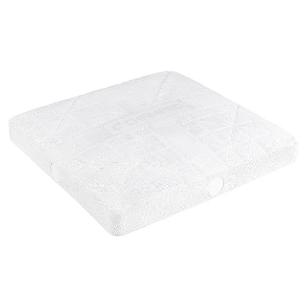 Champro-Turf-Style-15-Inch-Molded-Base-Set-B001TW-White-Baseball-Softball-Turf-Front-View