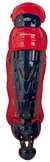 Rawlings-VELO-2.0-LGVELI-Intermediate-15-5-Inch-Catchers-Leg-Guards-Navy-Scarlet-Front-View