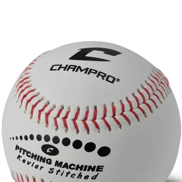 Champro-Kevlar-Stitched-Baseball-CBBPMB-Pitching-Machine-Full-Grain-Leather-Front-View