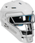Rawlings-Mach-Matte-2-Tone-CHMCHJ-Junior-Hockey-Style-Catchers-Helmet-White-White-Front-View