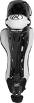 Rawlings-Mach-MCHLGA-Adult-17-Inch-Catchers-Leg-Guards-Black-Front-View