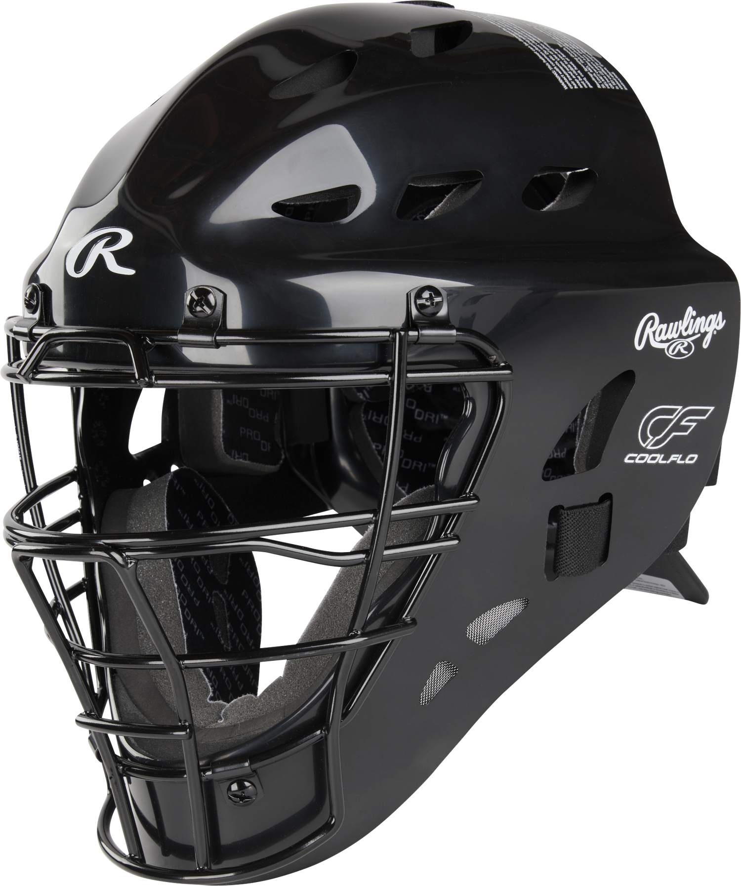 Rawlings-Players-Series-2.0-P2CSY-Youth-Catchers-Set-Helmet-Chest-Protector-Leg-Guards-Black-Front-View
