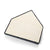 Champro-Professional-Home-Plate-B035-Official-Size-All-Rubber-Wooden-Bottom-Baseball-Softball-White-Front-View