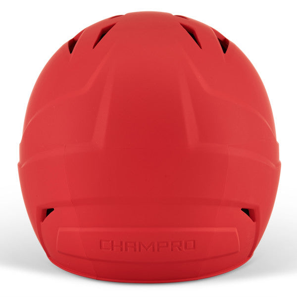Champro-HX-Gamer-Baseball-T-Ball-Batting-Helmet-HXM-Scarlet-Front-View