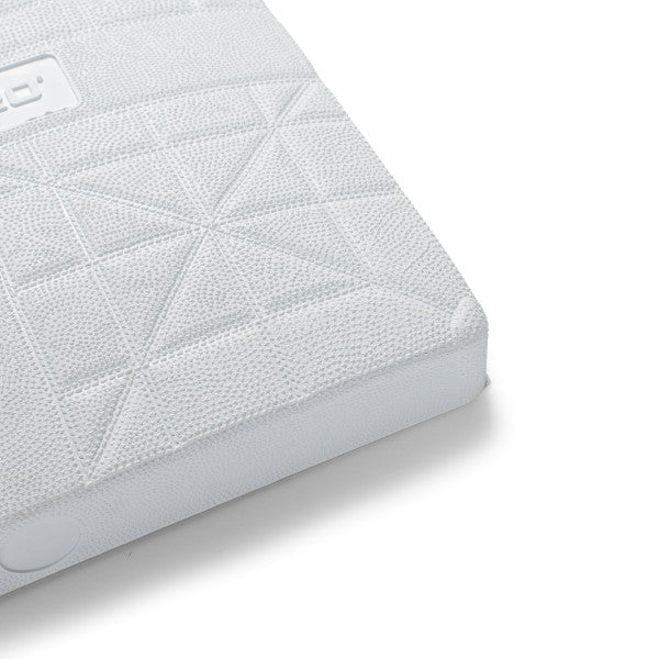 Champro-Molded-Pro-Style-Base-Set-B001X-15-Inch-Baseball-Softball-Three-Pack-White-Front-View