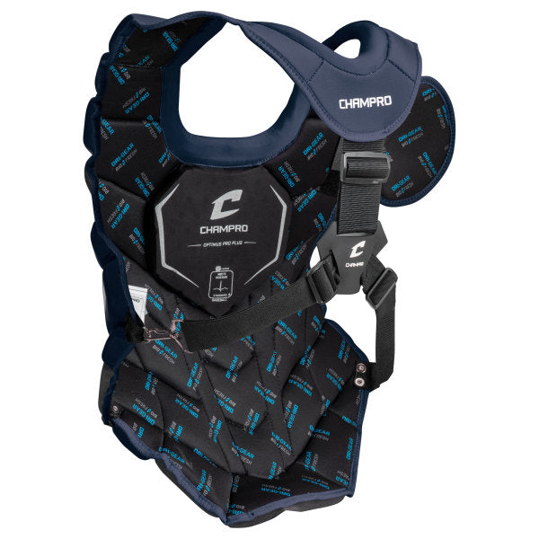 Champro-Optimus-Pro-Plus-Chest-Protector-CPN11-Adult-Navy-Front-View