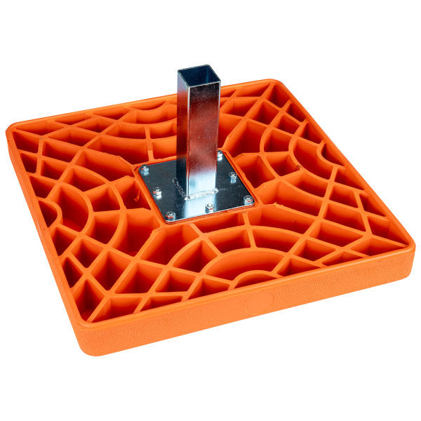 Champro-Pro-Style-Impact-Safety-Base-B002SOR-15-Inch-Orange-Baseball-Softball-Front-View