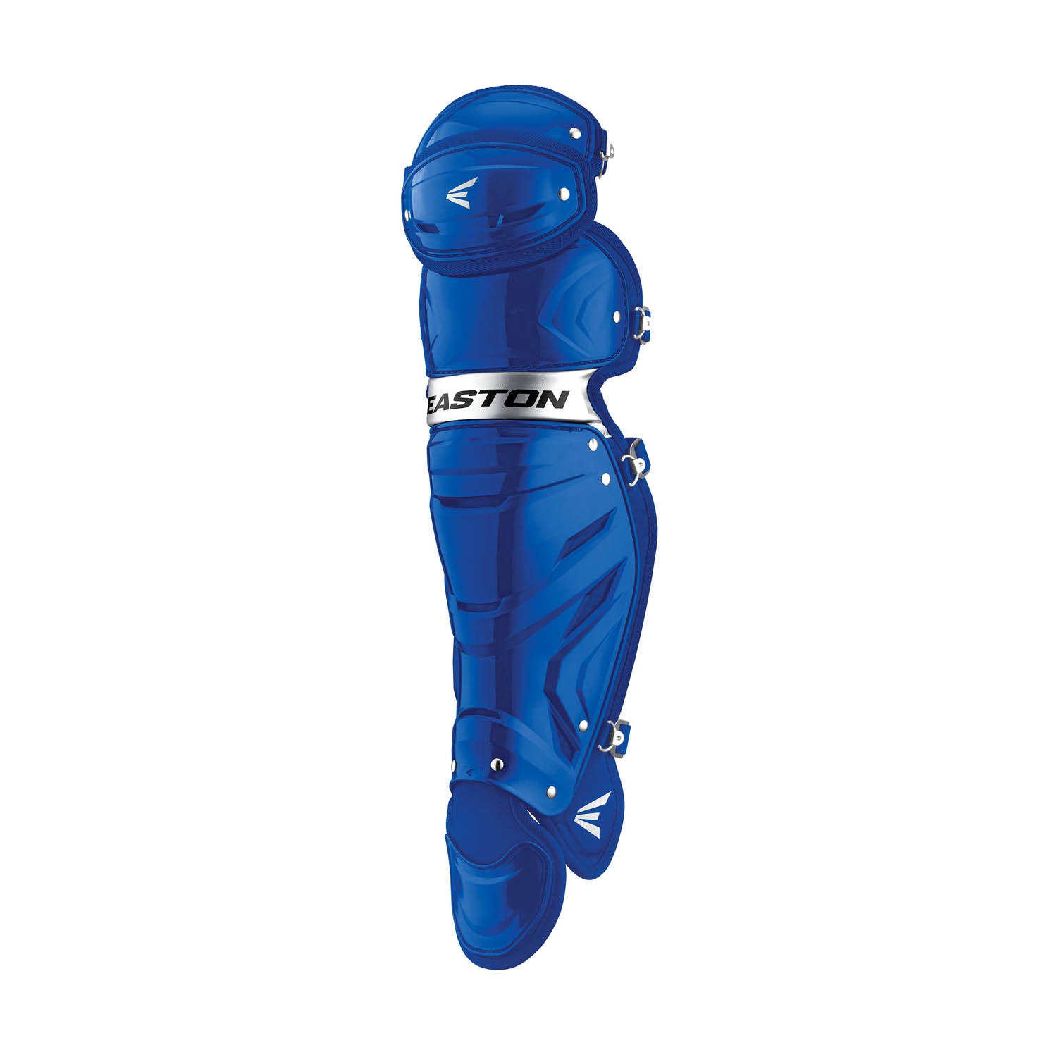 Easton-Gametime-GMETMELGA-Adult-16-5-Inch-Catchers-Leg-Guards-Royal-Front-View
