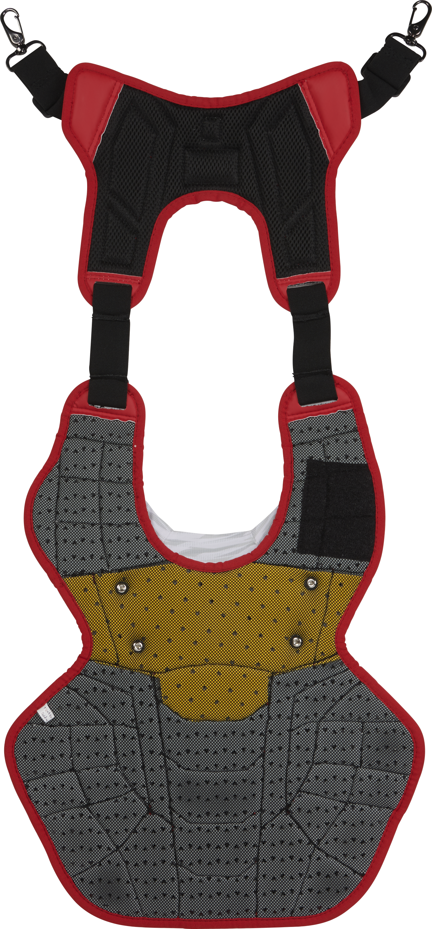 Rawlings-VELO-2.0-CPV2NI-Intermediate-15-5-Inch-Catchers-Chest-Protector-Scarlet-White-Front-View