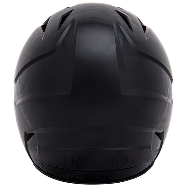 Champro-HX-Rookie-T-Ball-Baseball-Helmet-HXU-Black-Front-View
