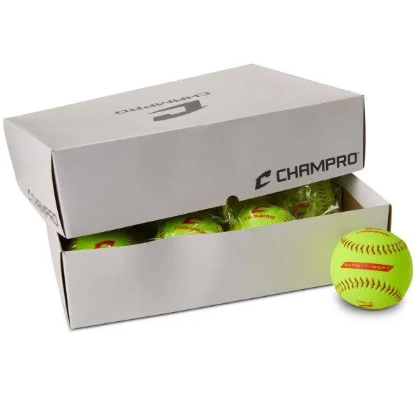 Champro-12-Inch-Safe-T-Soft-Softball-CSB62-RIF-3-Optic-Yellow-Front-View