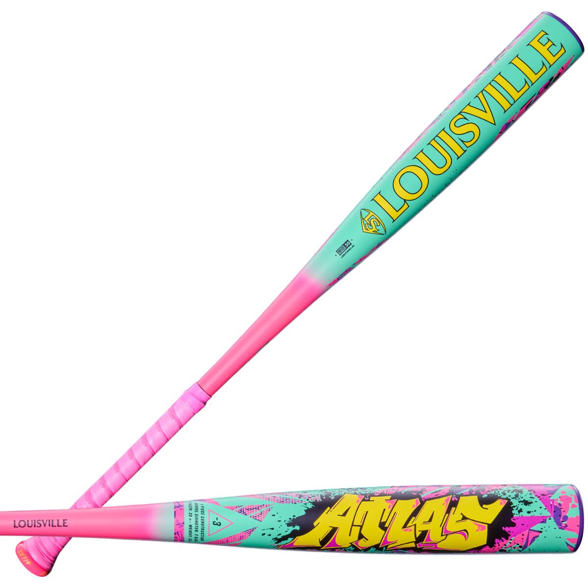 Louisville Slugger Atlas Wildstyle - 3 BBCOR Baseball Bat WBL4178010 - SPC SportsWBL4178010 - 29Louisville Slugger