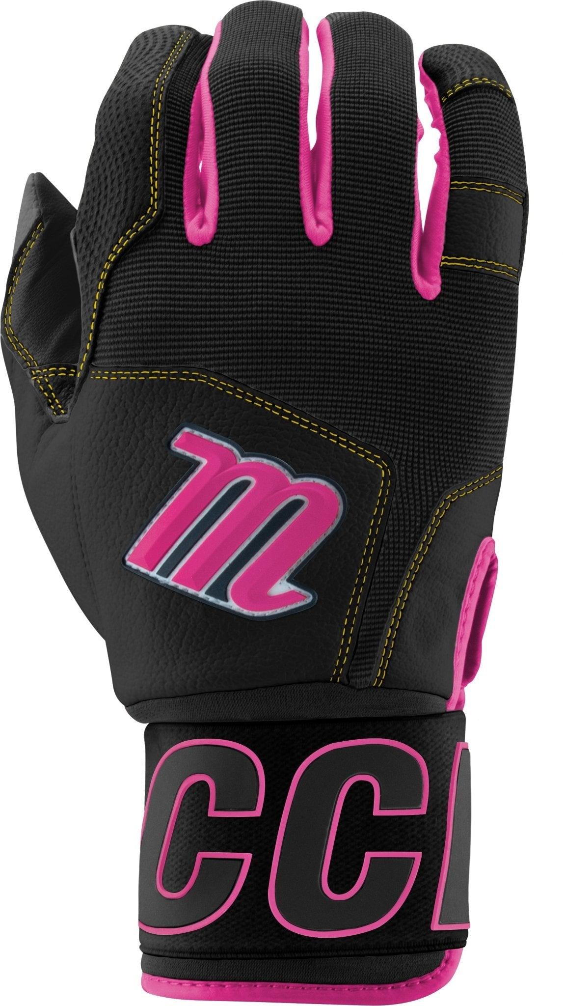 Marucci Blacksmith Adult Baseball/Softball Batting Gloves MBG2BKSM - SPC