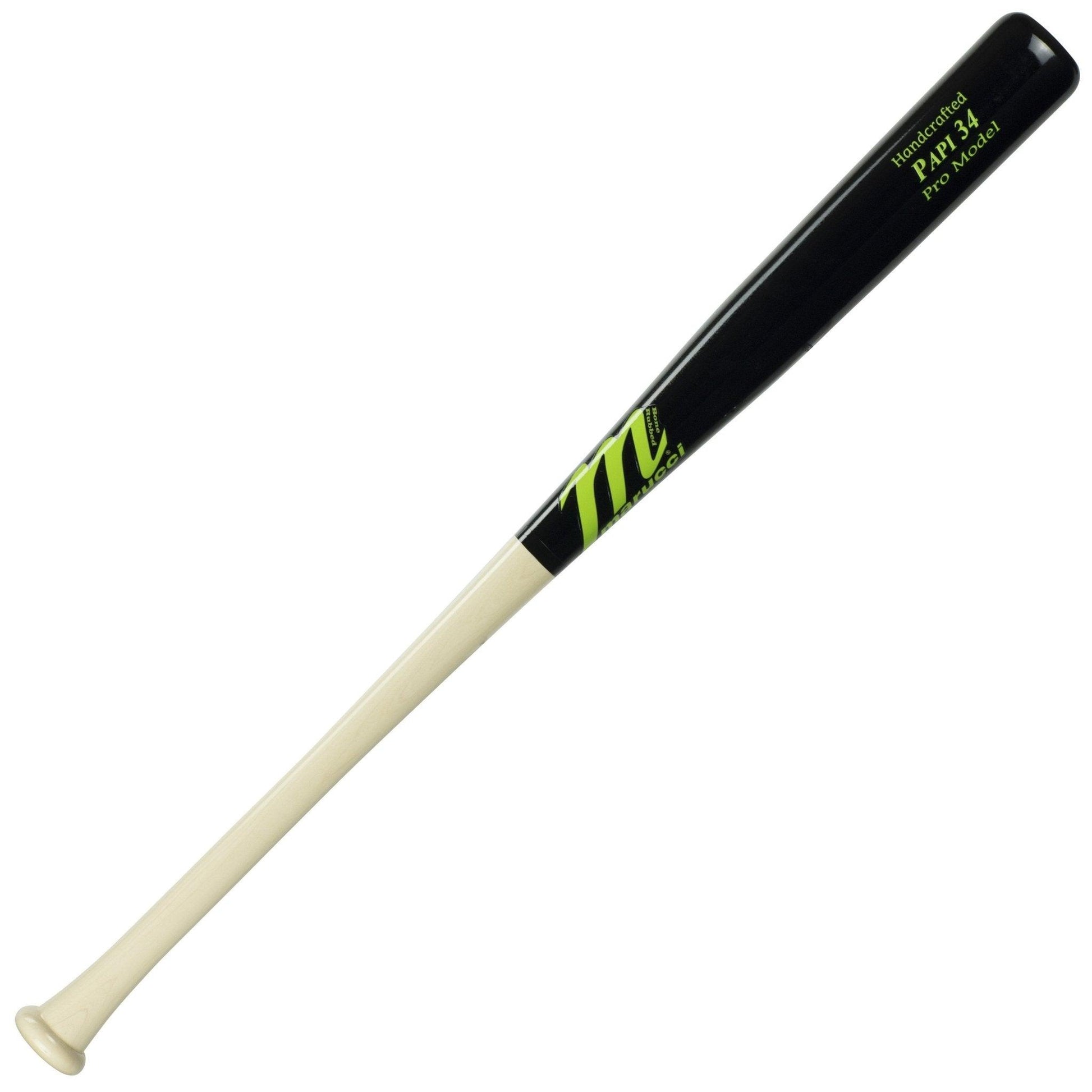 Marucci David Ortiz Maple Wood Adult Baseball Bat MVEIPAPI34 - WW/BK - SPC