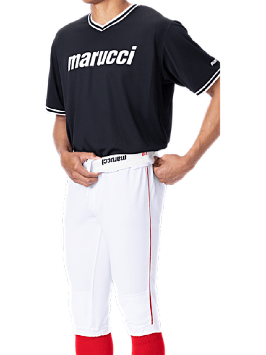 Marucci Double - Knit Piped Pant Short Excel MAPTEXLPSH - SPC SportsMAPTEXLPSH - CG/BK - AXSMarucci