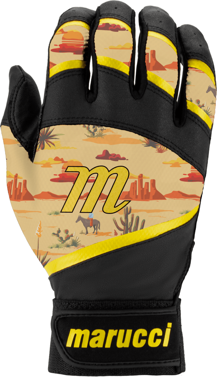 Marucci Foxtrot T Ball Baseball/Softball Batting Gloves MBG2FXTR - SPC SportsMBG2FXTR - BK/YL - YS/MMarucci