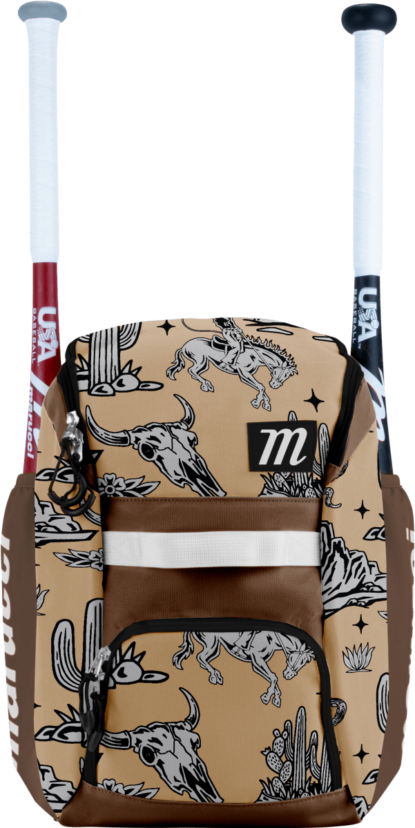 bat mini backpack Marucci Foxtrot Tee Ball Baseball Backpack Bat Equipment Bag MBFXTRBP