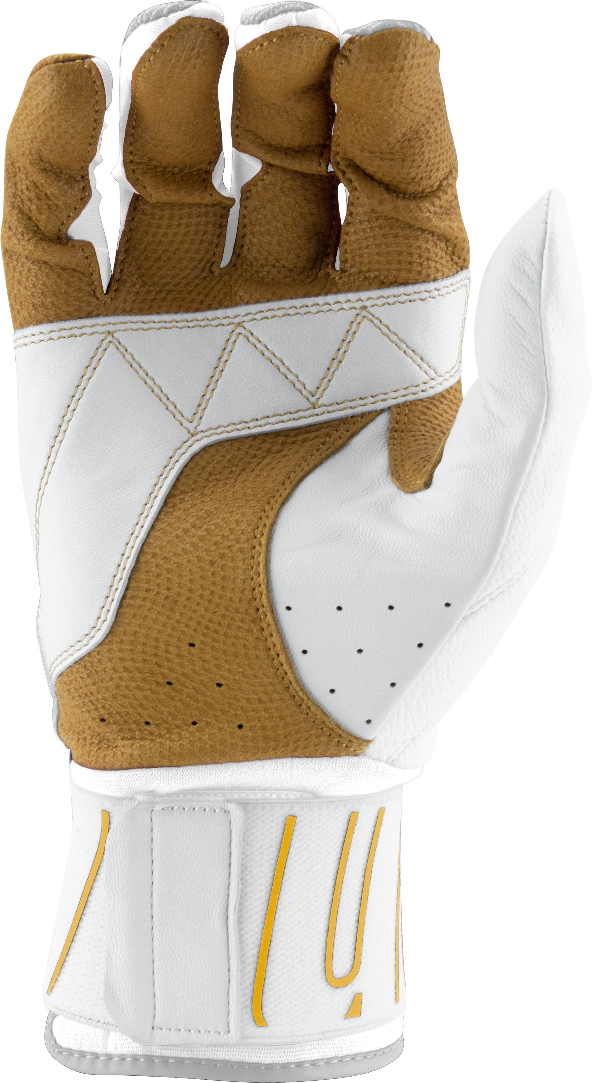 Marucci Blacksmith Adult Baseball/Softball Batting Gloves MBG2BKSMFW with Reinforced Wrist Support