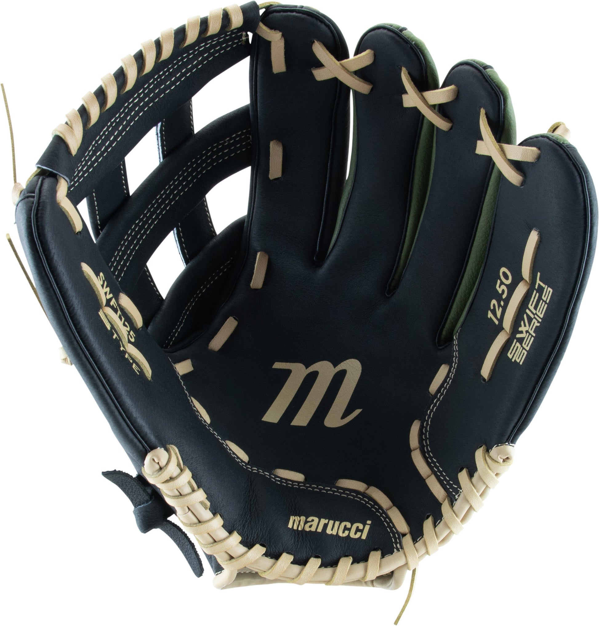 2025 Marucci Swift 12 1/2" S Type Youth Baseball Glove MFGSWFT125OG/BK at SPC Sports – Right-hand throw