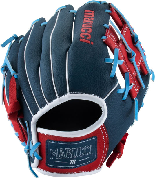 2025 Marucci Swift S Type Youth 10" Baseball Glove MFGSWFTY10NB/R from SPC Sports, featuring I-Web design and leather palm