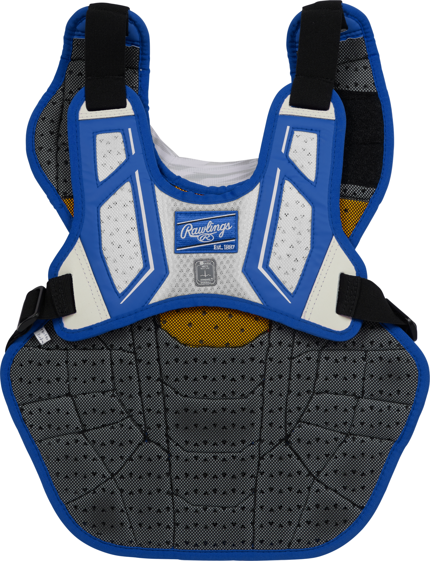 Rawlings-VELO-2.0-CPV2N-Adult-17-Inch-Catchers-Chest-Protector-Royal-White-Back-View