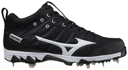 Mizuno 9 Spike Ambition 2 Men's Mid Metal Baseball Cleat 320631 - SPC