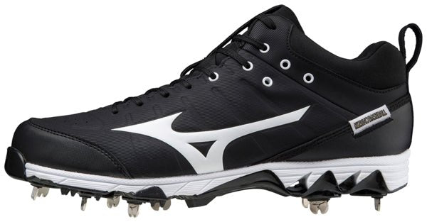 Mizuno 9 Spike Ambition 2 Men's Mid Metal Baseball Cleat 320631 - SPC