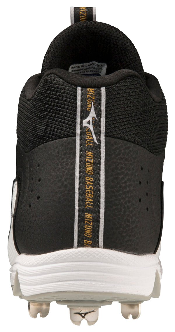 Mizuno 9 - Spike® Ambition 3 Mid Men's Metal Baseball Cleat 320683 - SPC Sports320683.9000.07.0700Mizuno