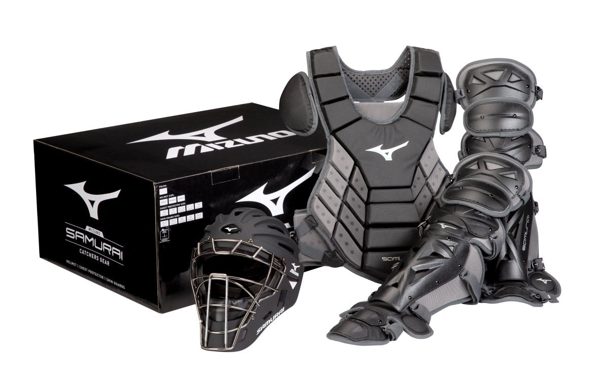 Mizuno Adult 15" Samurai Baseball Catcher's Gear Box Set - SPC Sports380418-BlackMizuno