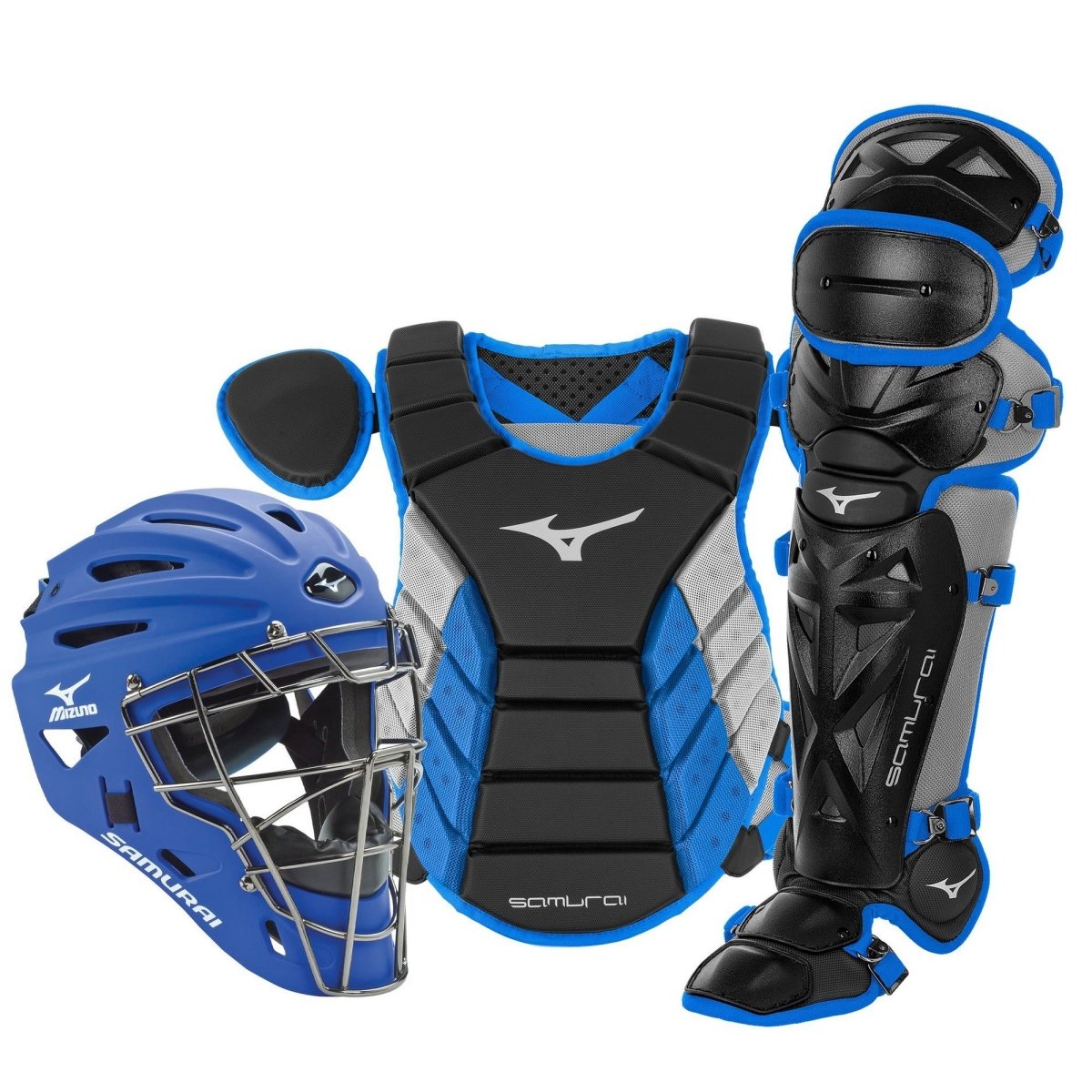 Mizuno Adult 15" Samurai Baseball Catcher's Gear Box Set - SPC Sports380418-RoyalMizuno
