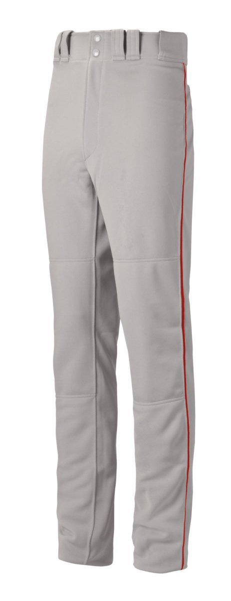 Mizuno Premier Pro Piped Baseball Pant G2 350387 - SPC Sports350387-XS-Gray/RedMizuno