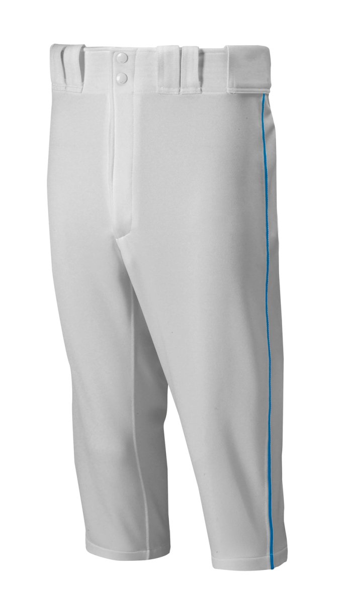 Mizuno Premier Short Piped Baseball Pant 350409 - SPC Sports350409-XS-Gray/RoyalMizuno