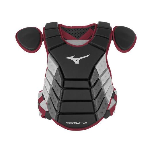 Mizuno Samurai 14" Youth Baseball Chest Protector 380378 - SPC Sports380378-Black/MaroonMizuno