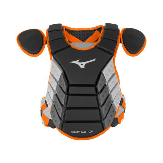 Mizuno Samurai 14" Youth Baseball Chest Protector 380378 - SPC Sports380378-Black/OrangeMizuno