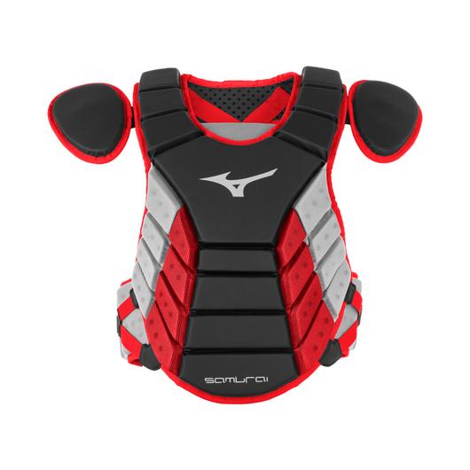 Mizuno Samurai 16" Baseball Chest Protector 380380 - SPC Sports380380-Black/RedMizuno