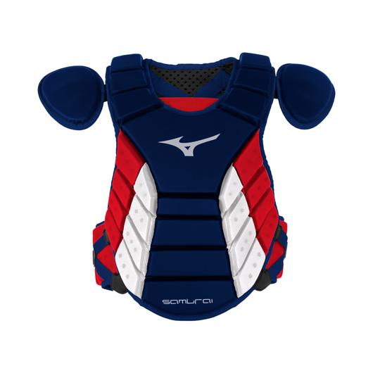 Mizuno Samurai 16" Baseball Chest Protector 380380 - SPC Sports380380-Navy/RedMizuno