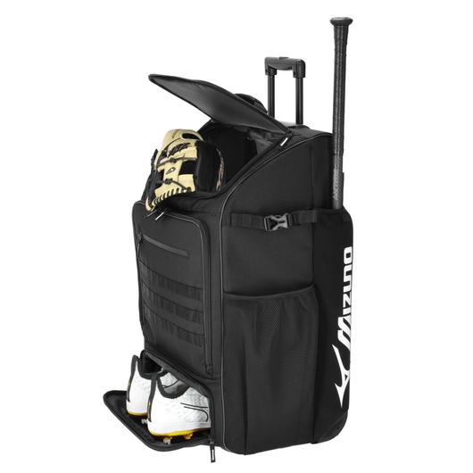 Mizuno Samurai Catcher's Wheel Baseball Batpack 360339 - SPC Sports360339-BlackMizuno