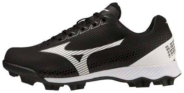 Mizuno Wave Lightrevo JR Low Molded Rubber Baseball Cleat 320673 - SPC Sports320673-1-BlackMizuno
