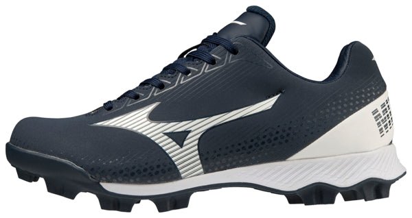 Mizuno Wave Lightrevo JR Low Molded Rubber Baseball Cleat 320673 - SPC Sports320673-1-NavyMizuno