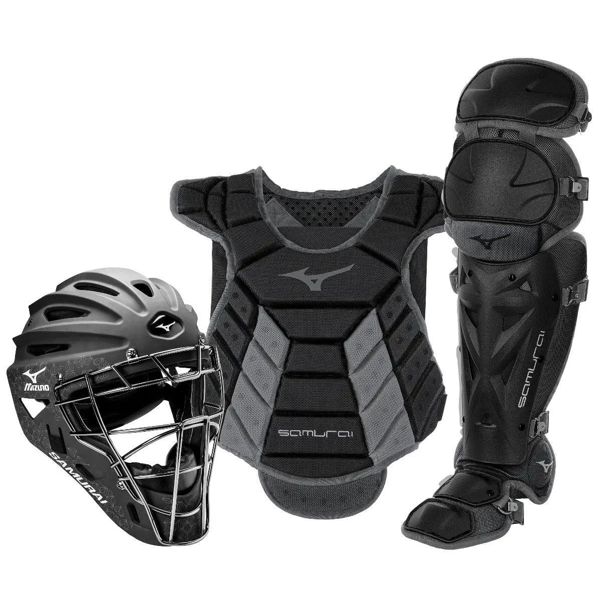 Mizuno Women's Samurai Softball 13"/14" Catcher's Gear Box Set - SPC Sports380422-BK/GYMizuno