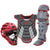 Mizuno Women's Samurai Softball 13"/14" Catcher's Gear Box Set - SPC Sports380422-Gray/CardinalMizuno