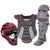 Mizuno Women's Samurai Softball 14"/15" Catcher's Gear Box Set - SPC Sports380421-Gray/MaroonMizuno
